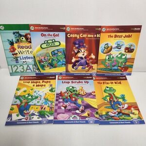 Leap Frog Tag Early Reader Books‎ Lot Of 7  Consonants & Short Vowels & More